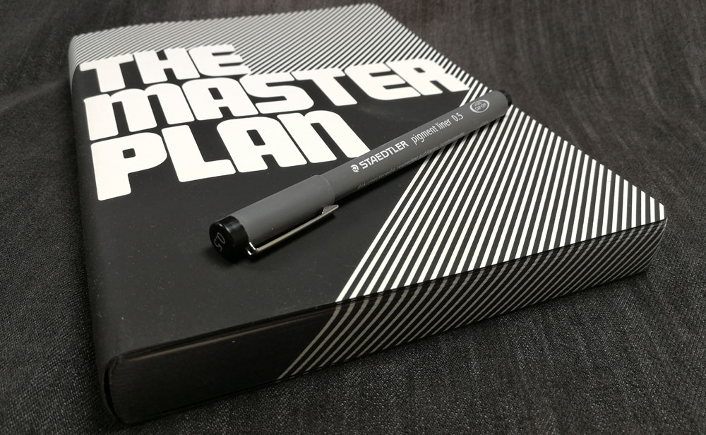 Book and pen)